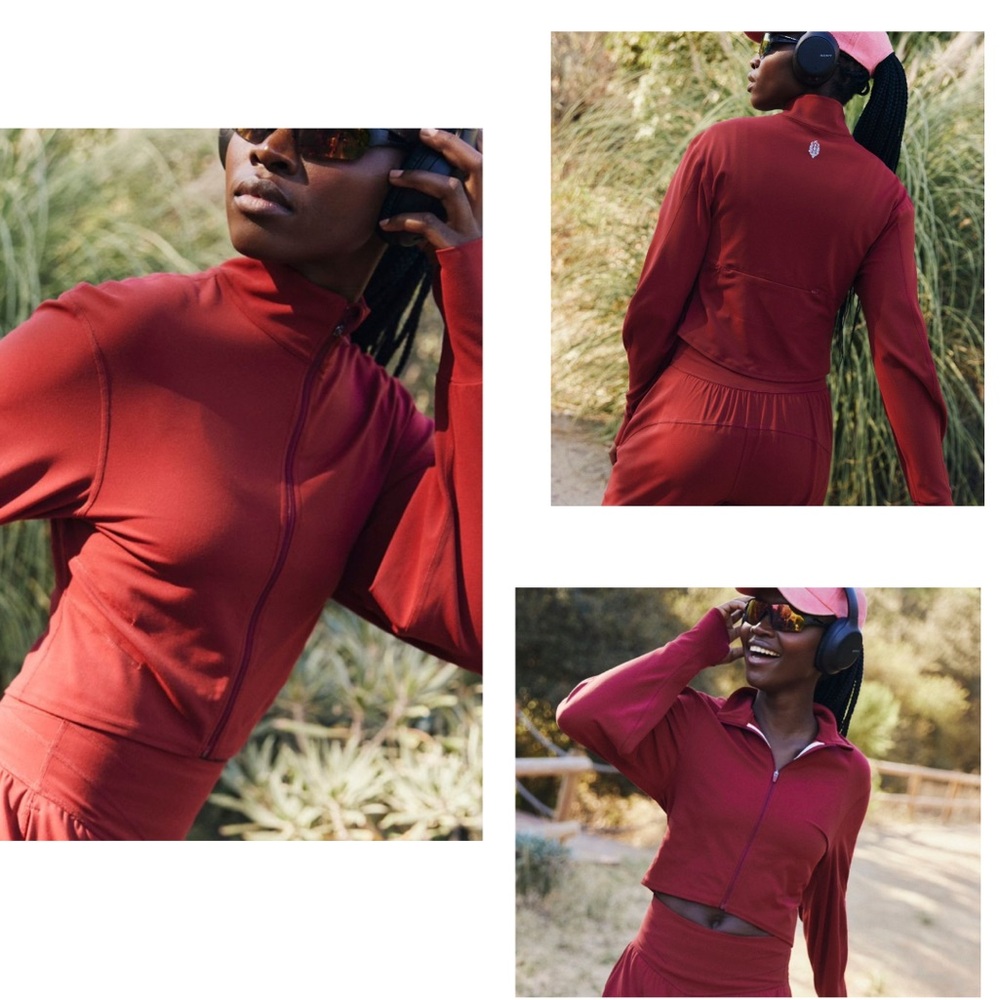 Free People Movement Never Better Structured Zip-Up